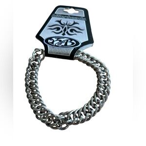 Killer beads brand Silver toned  Chain Bracelet